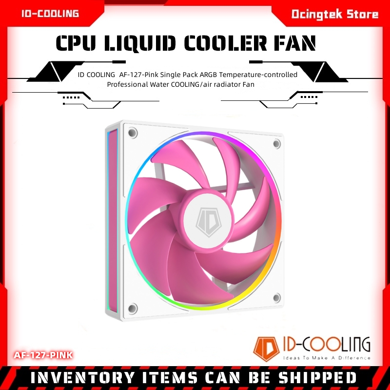 Case Fan Controller - ID COOLING AF-127-Pink Pacote Único ARGB