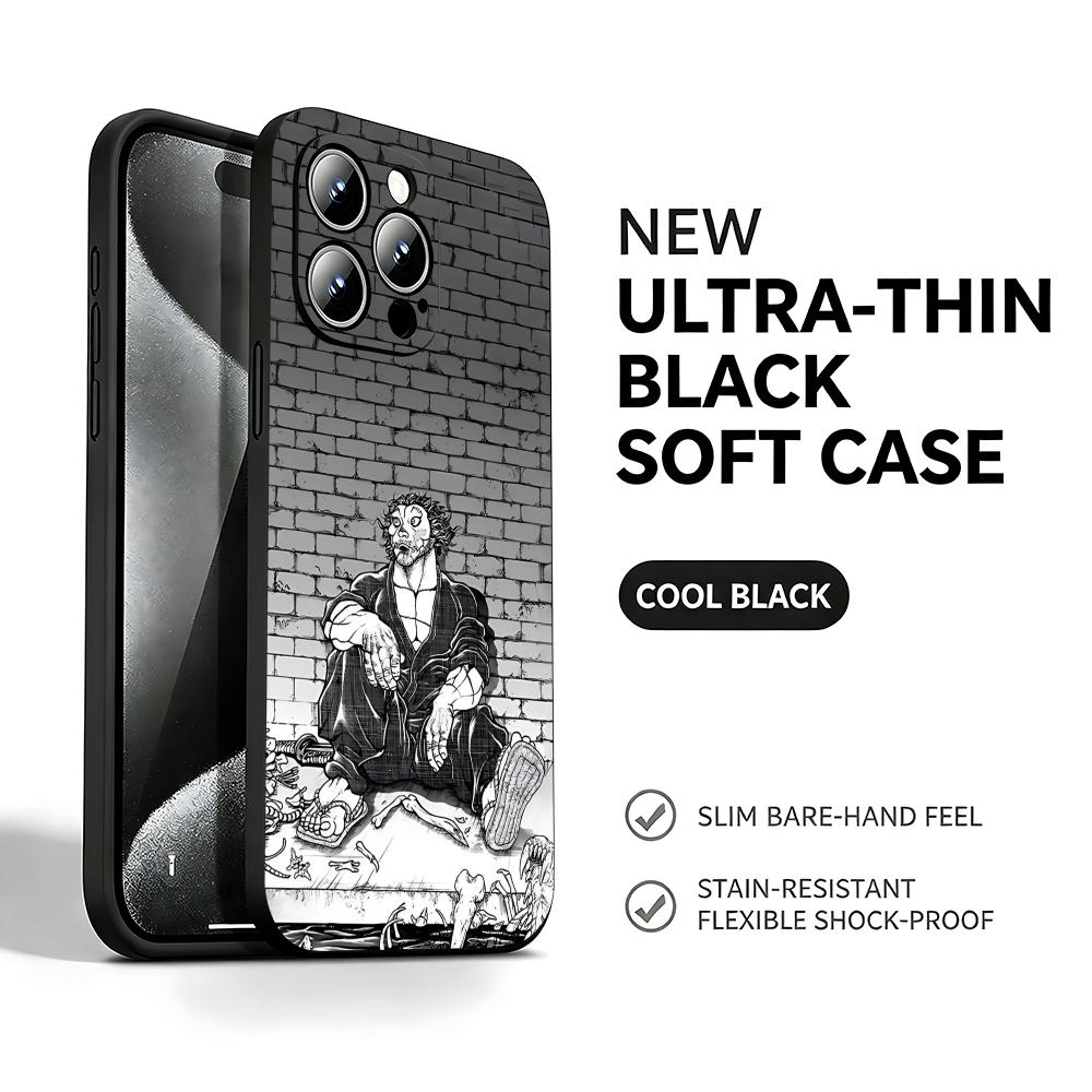 Mini Pc Case - Capa de Telefone Anime Baki-Dou para