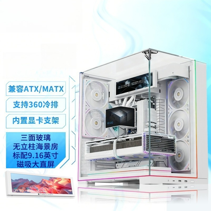 Gabinete de PC Branco Panorâmi - Pc Chassis avaliação e preço