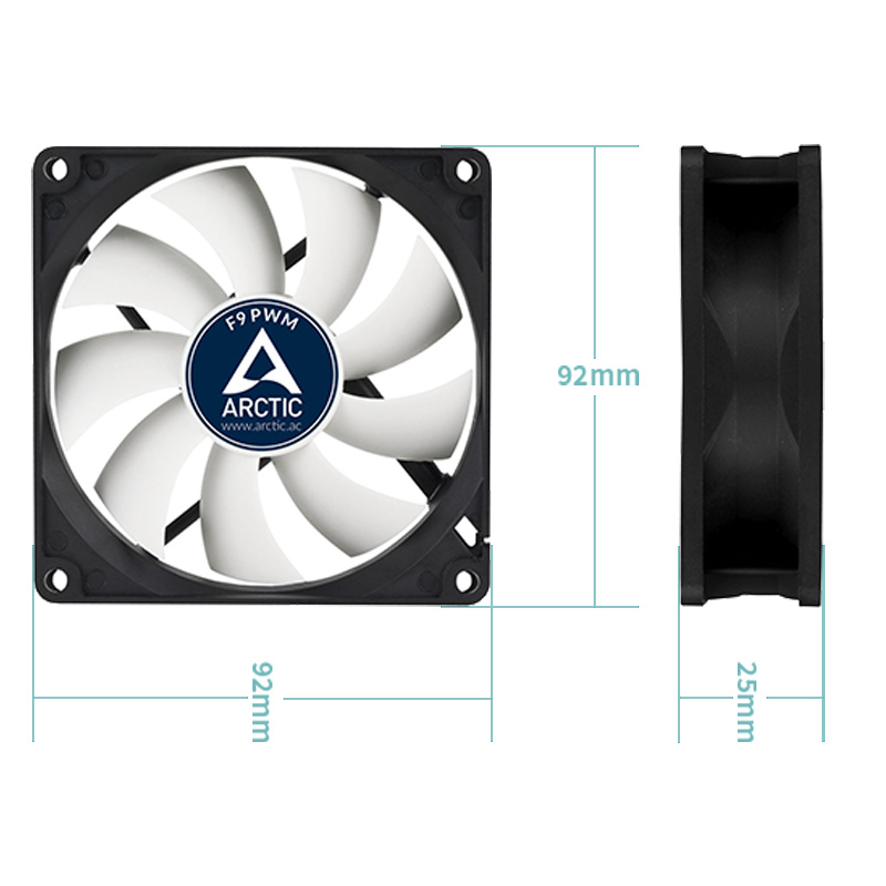 ARCTIC F9 PWM - Ventilador cas - Case Fan Controller avaliação e preço